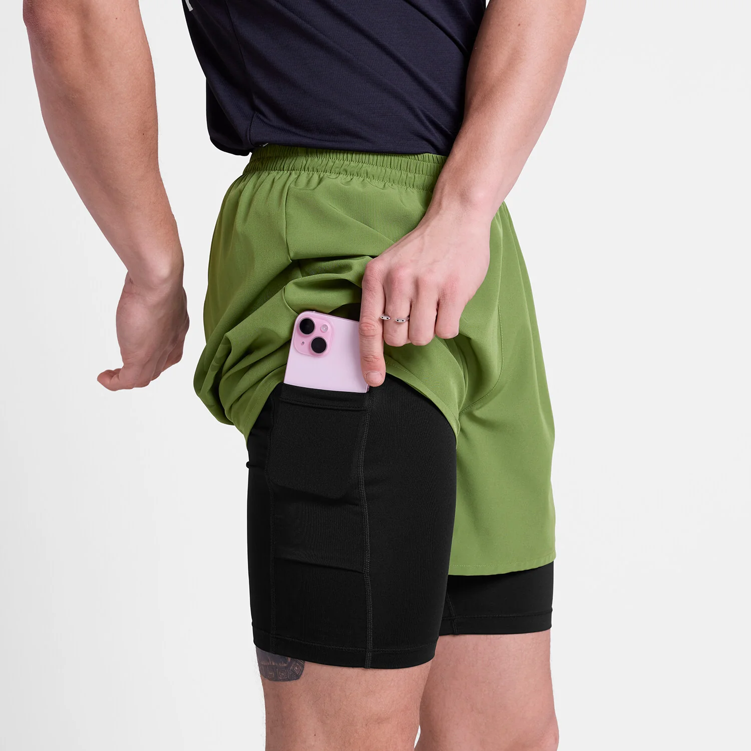 2 in 1 Pace Shorts 5'' - Image 4