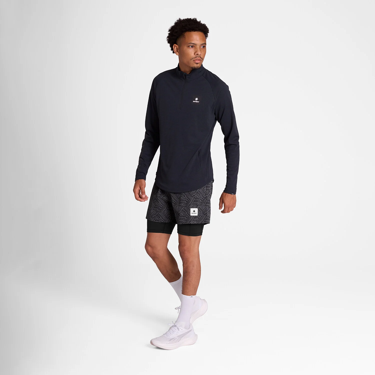 Reflective Pace 2 in 1 Shorts 5'' - Image 3