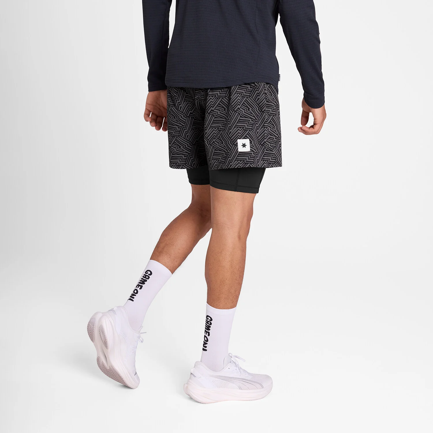 Reflective Pace 2 in 1 Shorts 5'' - Image 4