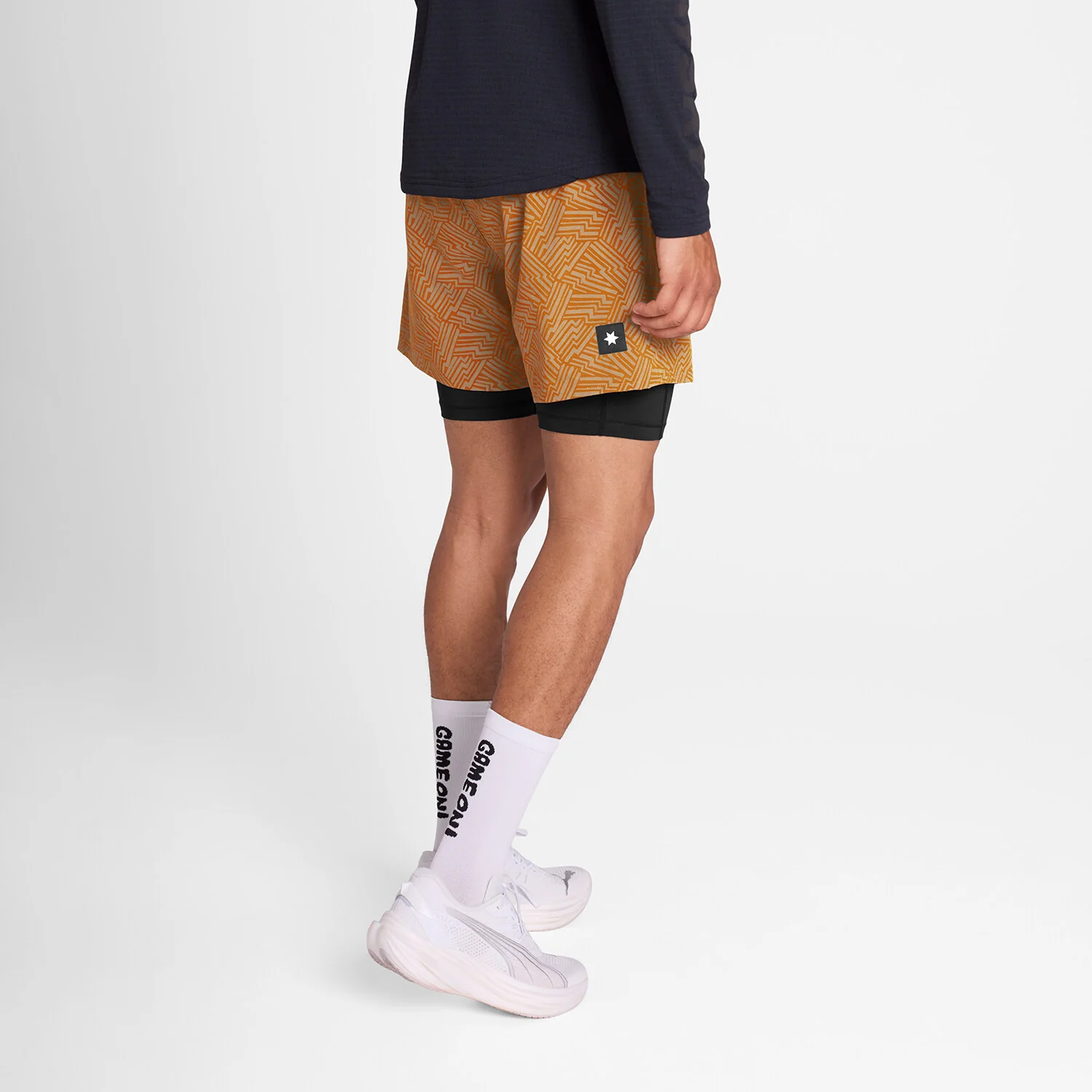 Reflective Pace 2 in 1 Shorts 5'' - Image 3