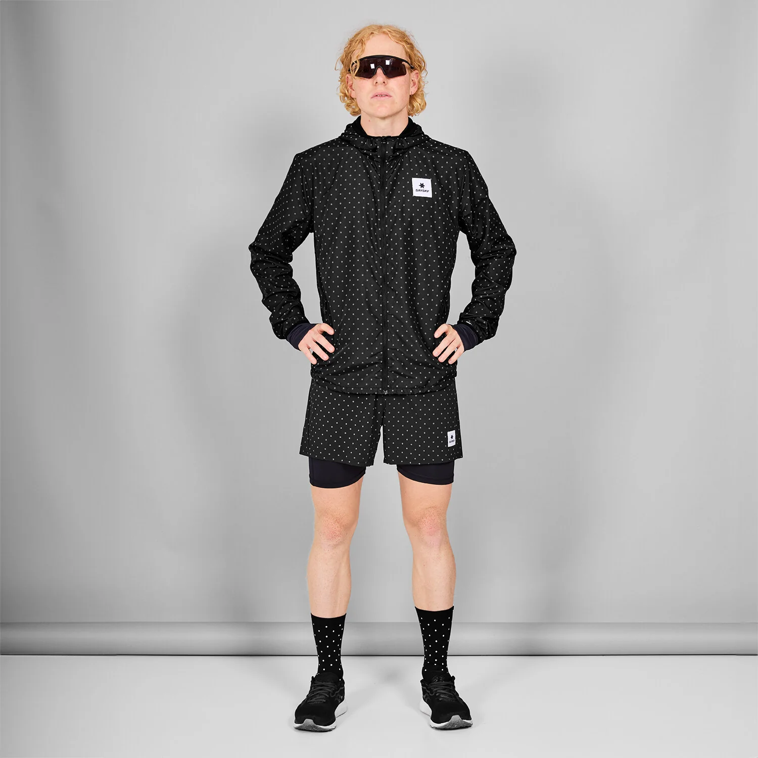 Reflective Polka 2 In 1 Pace Shorts 5" - Image 5