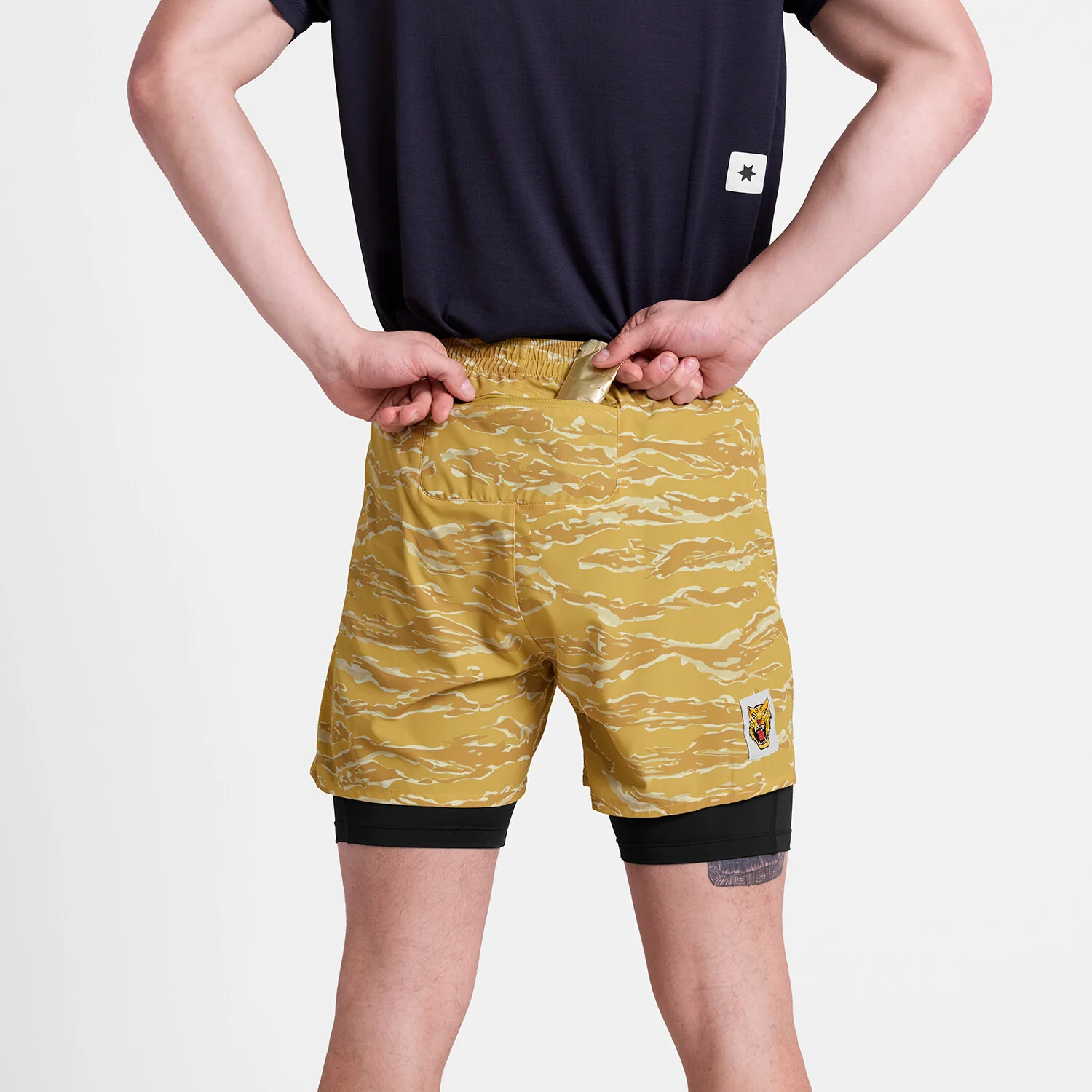 Tiger Pace 2 in 1 Shorts 5'' - Image 5